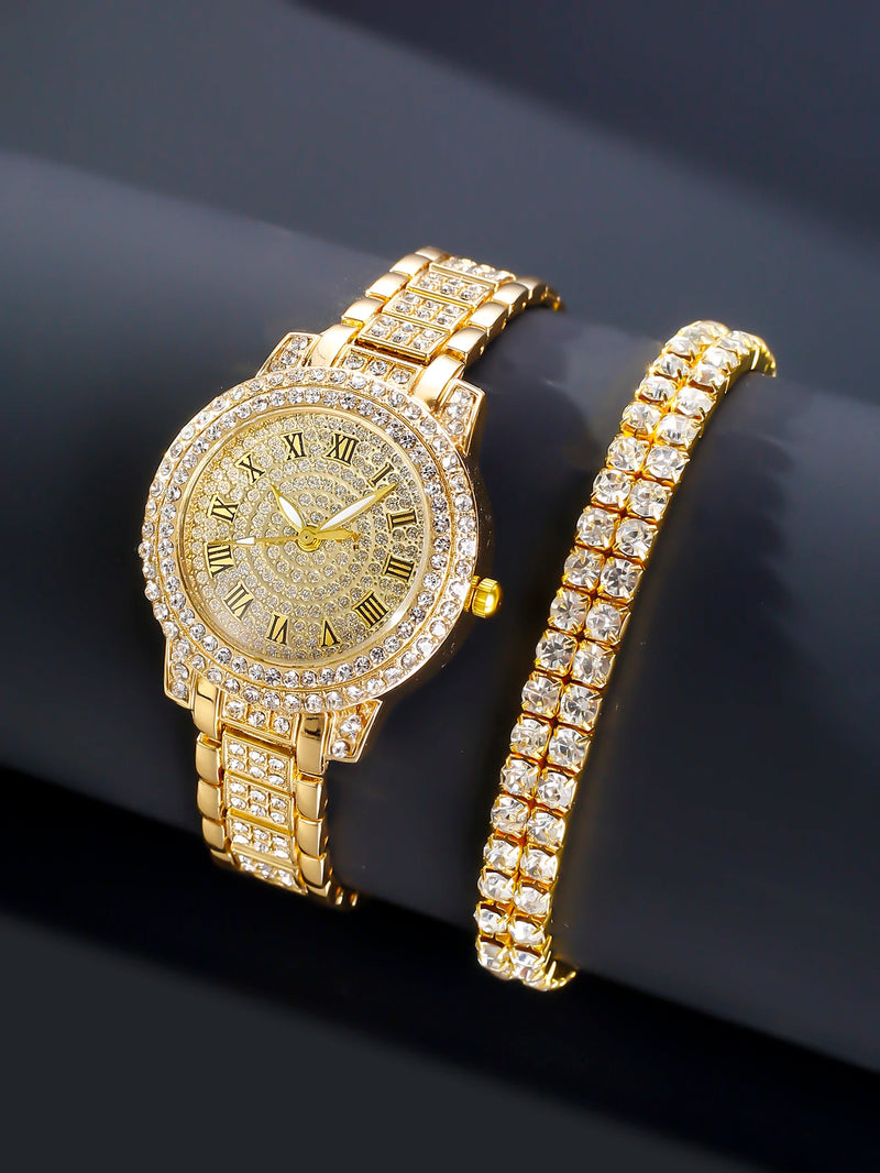 Relógio feminino Pulse Strass com ou sem pulseira