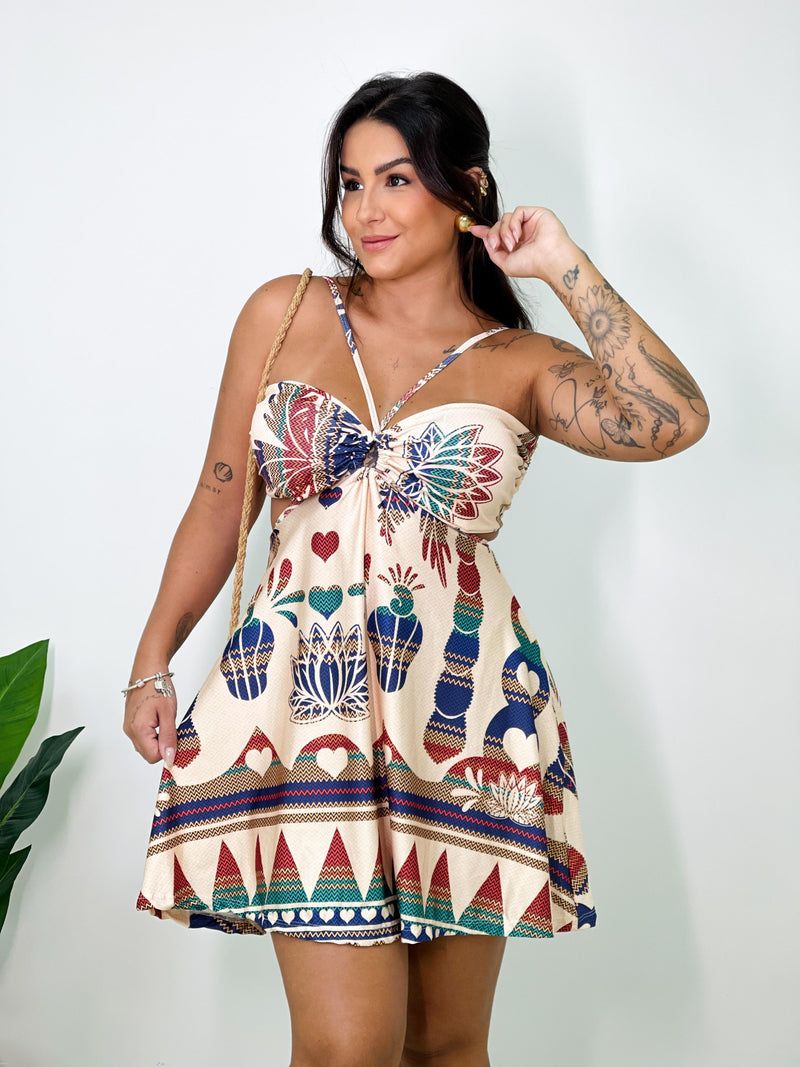 Vestido Curto Isabela Deha